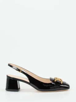 Tod's – Slingback-Pumps aus Lackleder Schwarz