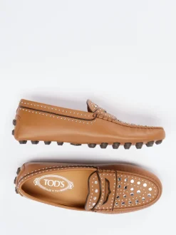 Tod's – Slipper aus Kalbleder mit Nietenbesatz