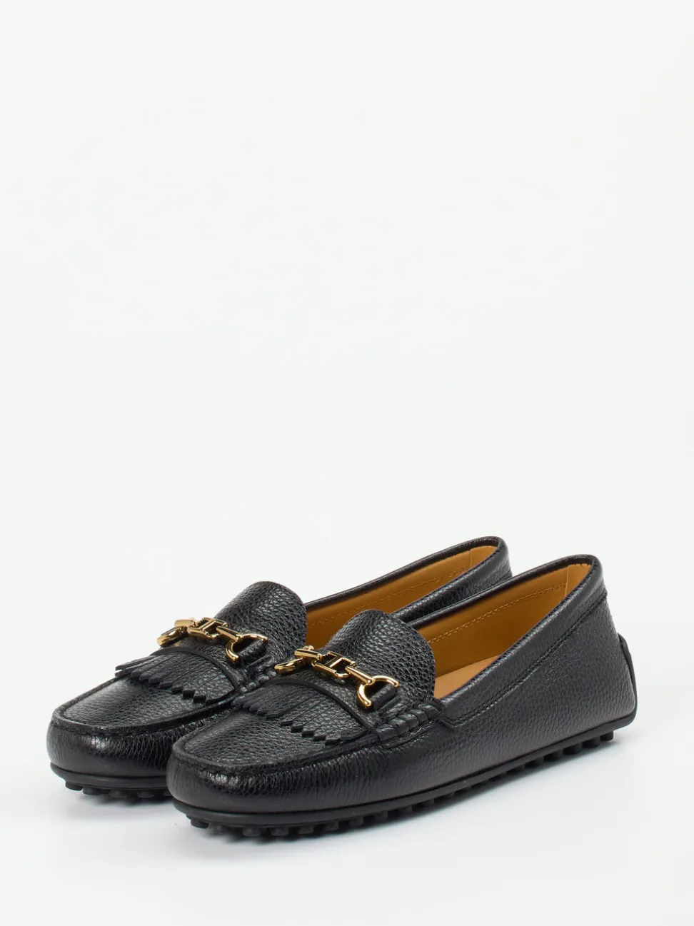Tod's – Slipper aus Kalbleder in Schwarz