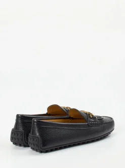 Tod's – Slipper aus Kalbleder in Schwarz