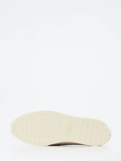 Tod's – Slipper aus Nubukleder mit Bastsohle