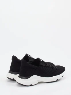 Tod's – Sneaker aus gestricktem Textil Schwarz
