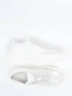 Tod's – Sneaker aus Kalbleder und Veloursleder Off-White