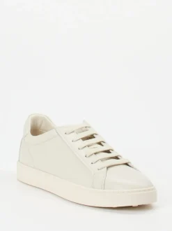 Tod's – Sneaker aus Kalbleder cremeweiß