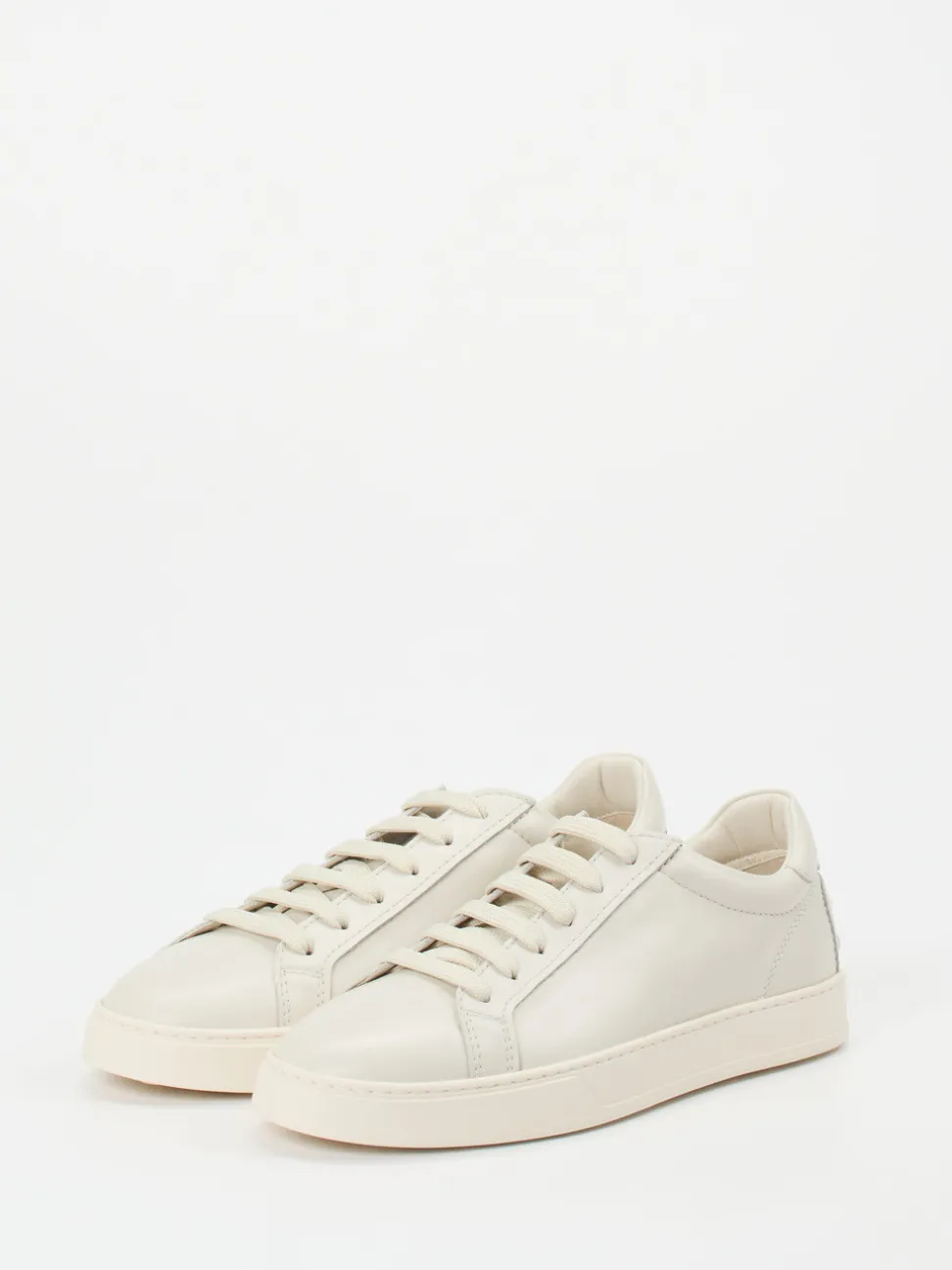 Tod's – Sneaker aus Kalbleder cremeweiß