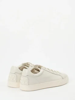 Tod's – Sneaker aus Kalbleder cremeweiß