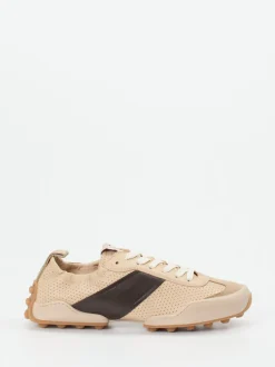 Tod's – Sneaker aus Kalbleder in Beige