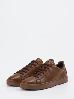 Tod's – Sneaker aus Kalbleder in Braun