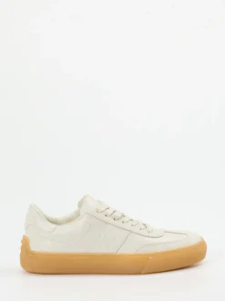 Tod's – Sneaker aus Kalbleder in Beige