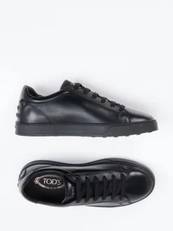 Tod's – Sneaker aus Kalbleder schwarz