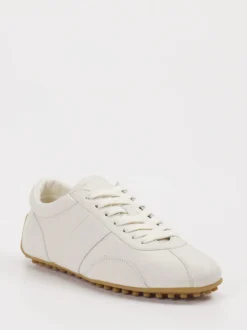 Tod's – Sneaker aus Lammleder in Offwhite
