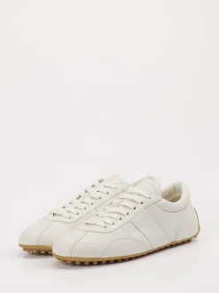 Tod's – Sneaker aus Lammleder in Offwhite