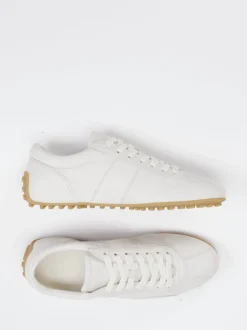 Tod's – Sneaker aus Lammleder in Offwhite