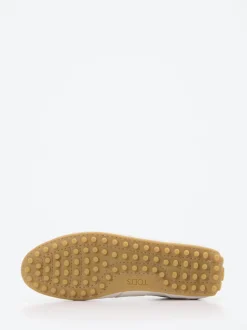 Tod's – Sneaker aus Lammleder in Offwhite