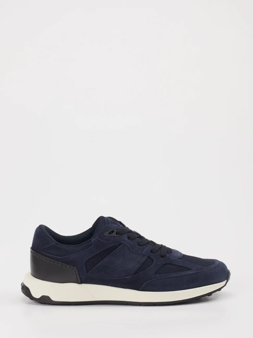 Tod's – Sneaker aus Velour und Textil Dunkelblau