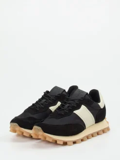 Tod's – Sneaker aus Veloursleder und Nylon schwarz