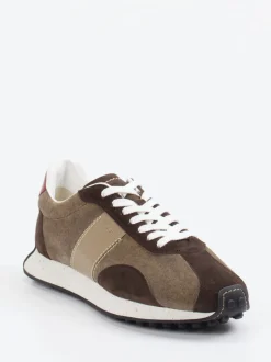 Tod's – Sneaker aus Veloursleder in Braun