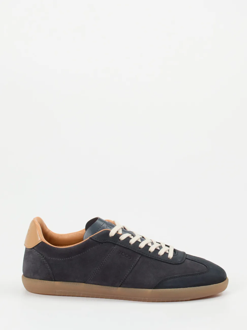 Tod's – Sneaker aus Veloursleder dunkelblau