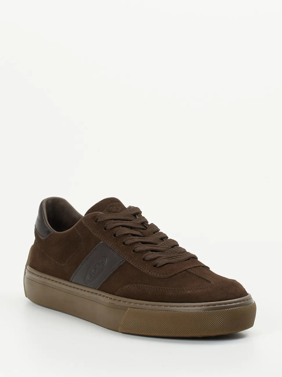 Tod's – Sneaker aus Veloursleder schokobraun