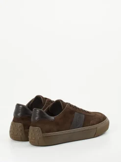 Tod's – Sneaker aus Veloursleder schokobraun