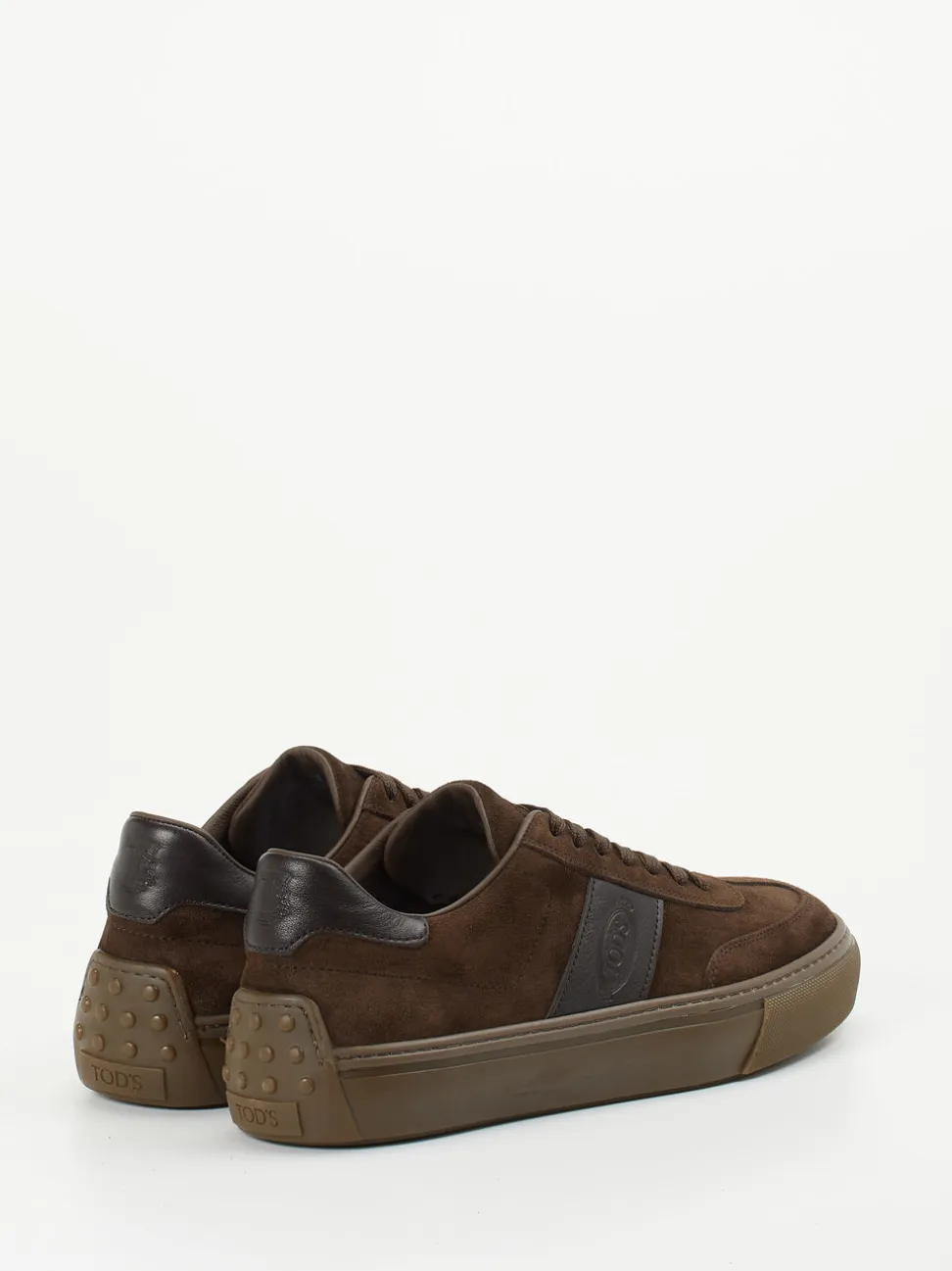 Tod's – Sneaker aus Veloursleder schokobraun