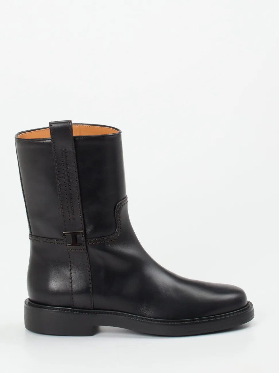Tod's – Stiefeletten aus Kalbleder schwarz