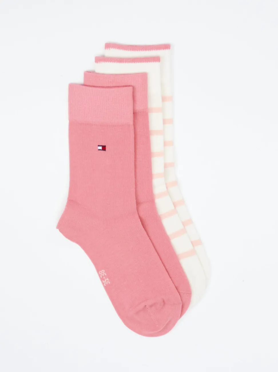 Tommy Hilfiger – Crew-Socken aus Textil in Pastelltönen