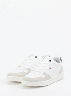 Tommy Hilfiger – Sneaker aus Synthetik in Weiß