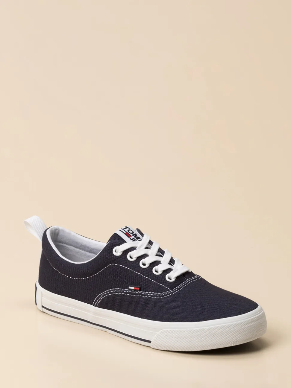 Tommy Hilfiger – Sneaker aus Textil in Dunkelblau