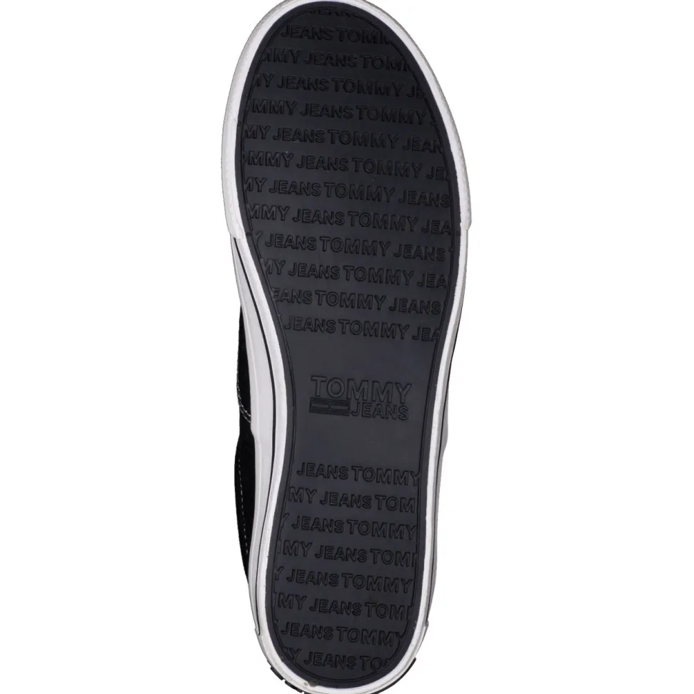 Tommy Hilfiger – Sneaker aus Textil in Dunkelblau