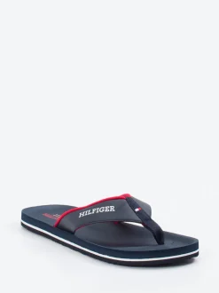 Tommy Hilfiger – Zehentrenner aus Synthetik blau