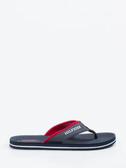 Tommy Hilfiger – Zehentrenner aus Synthetik blau