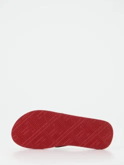 Tommy Hilfiger – Zehentrenner aus Textil schwarz