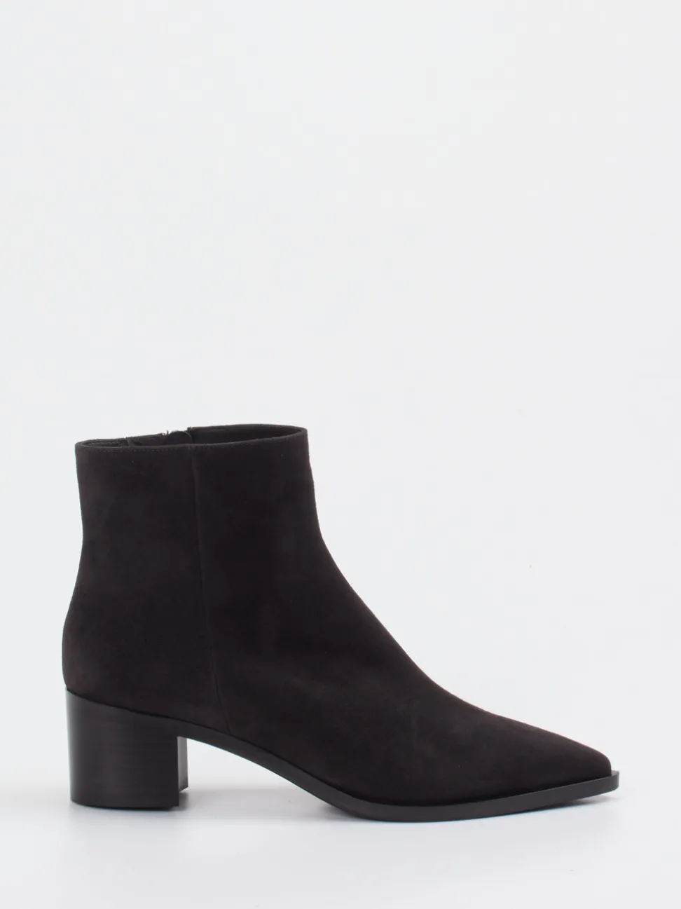 Truman's – Ankle Boots aus Veloursleder anthrazit