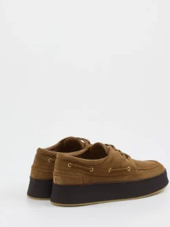 Truman's – Bootsschuh aus Veloursleder cognacfarben