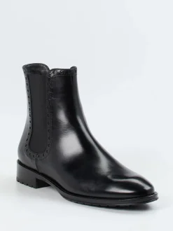 Truman's – Chelsea Boots aus Kalbleder Schwarz
