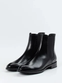 Truman's – Chelsea Boots aus Kalbleder Schwarz