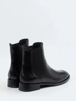Truman's – Chelsea Boots aus Kalbleder Schwarz