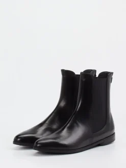 Truman's – Chelsea Boots aus Veloursleder Schwarz