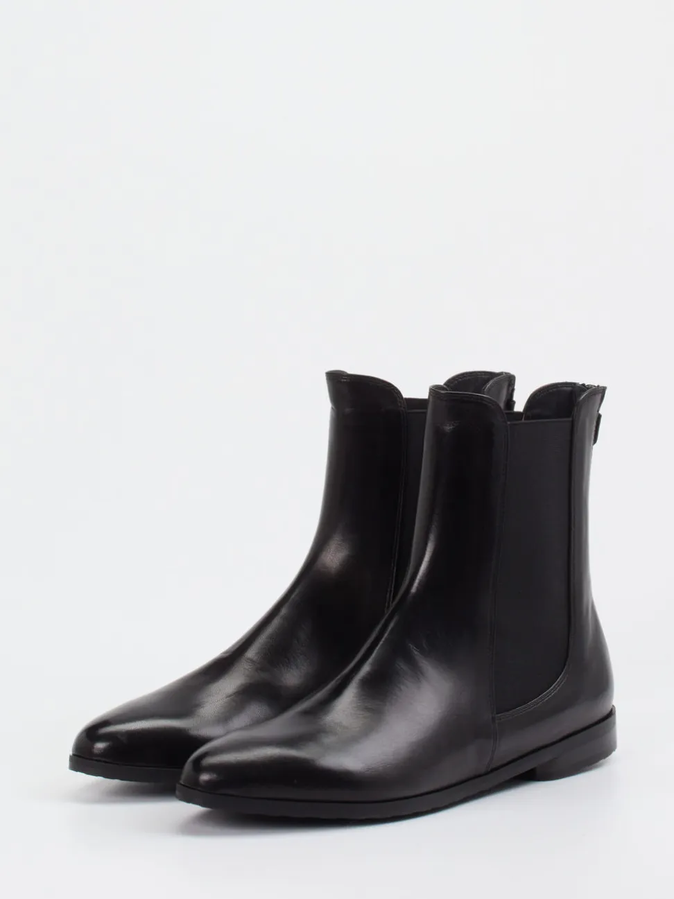 Truman's – Chelsea Boots aus Veloursleder Schwarz