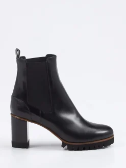 Truman's – Chelsea Boots aus Kalbleder Schwarz