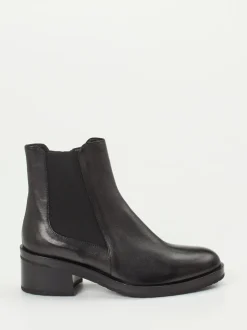 Truman's – Chelsea Boots aus Kalbleder schwarz