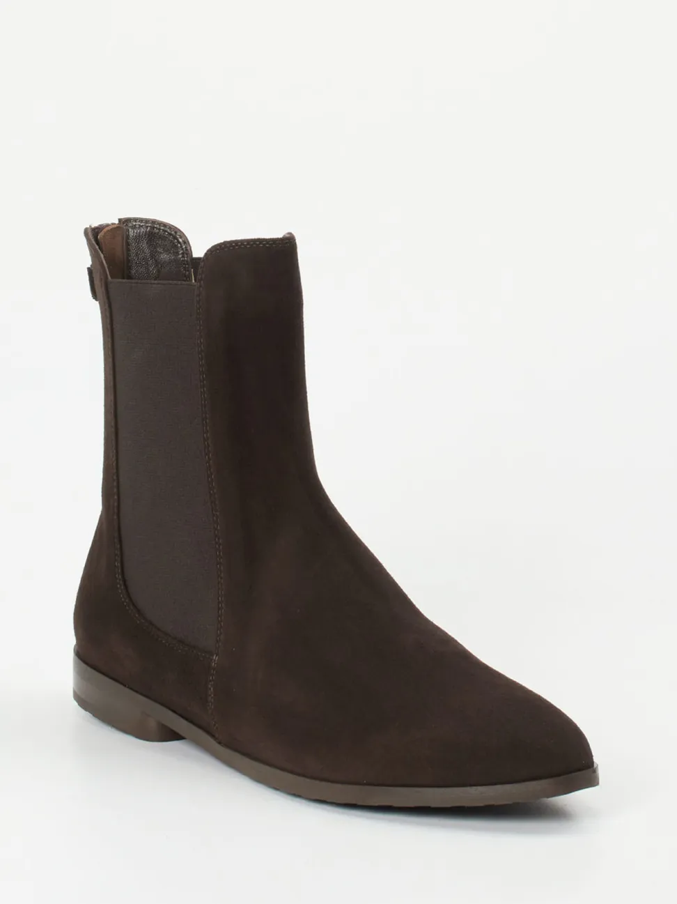 Truman's – Chelsea Boots aus Veloursleder Braun
