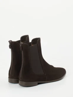 Truman's – Chelsea Boots aus Veloursleder Braun