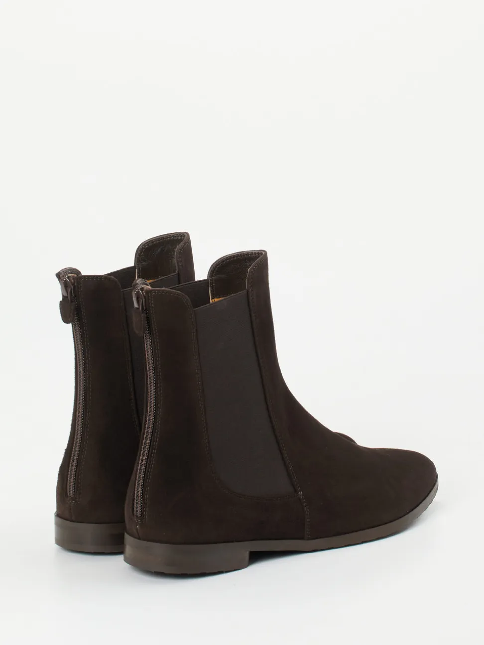 Truman's – Chelsea Boots aus Veloursleder Braun