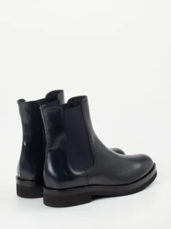Truman's – Chelsea Boots aus Kalbleder Dunkelblau