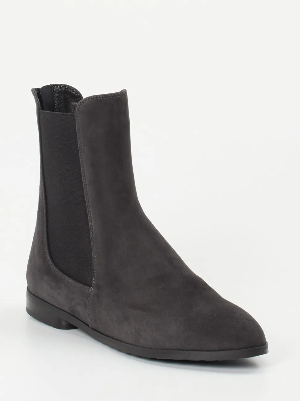 Truman's – Chelsea Boots aus Veloursleder grau