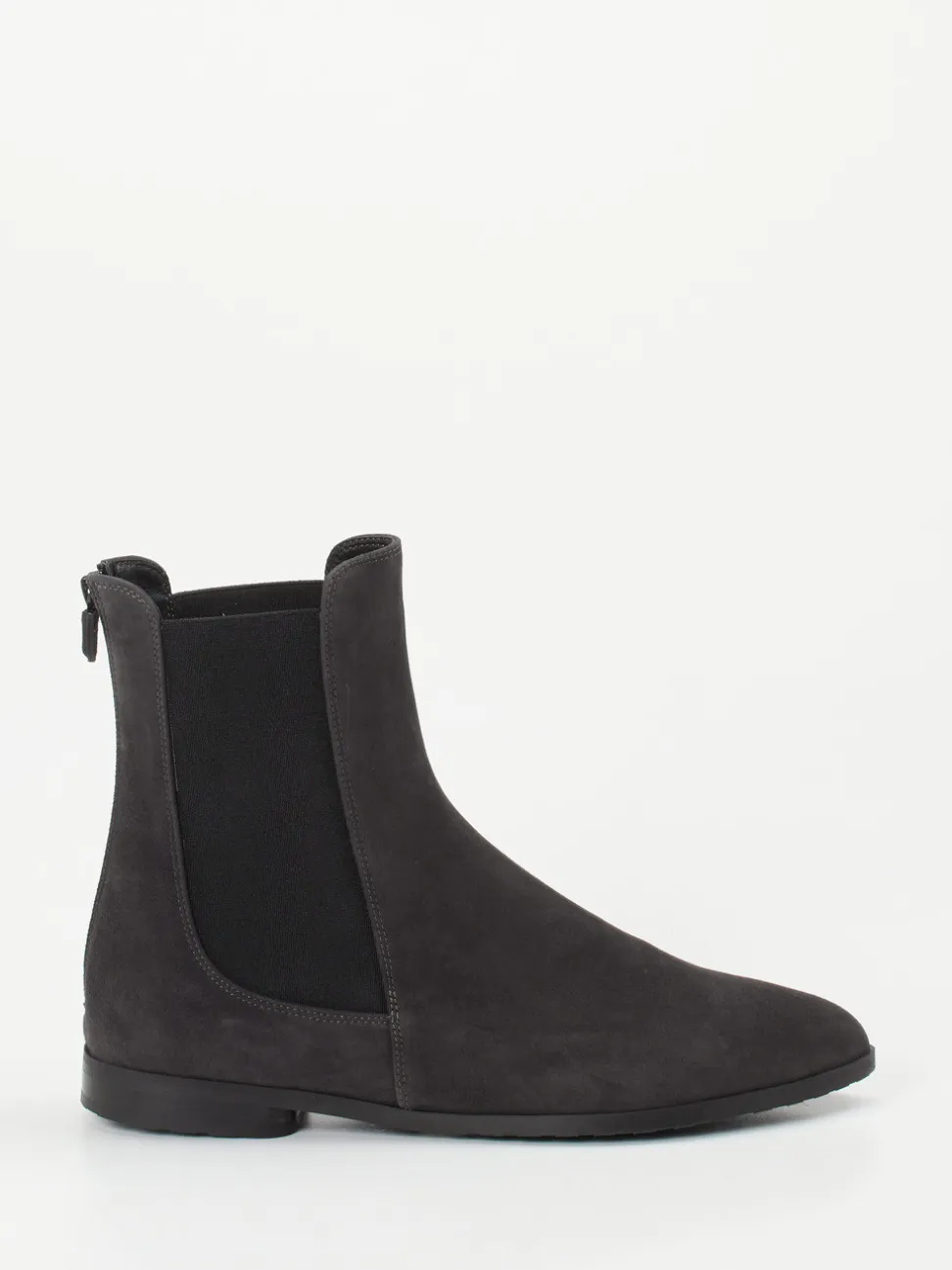 Truman's – Chelsea Boots aus Veloursleder grau