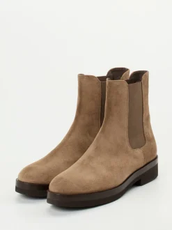 Truman's – Chelsea Boots aus Veloursleder Sandbraun