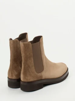Truman's – Chelsea Boots aus Veloursleder Sandbraun